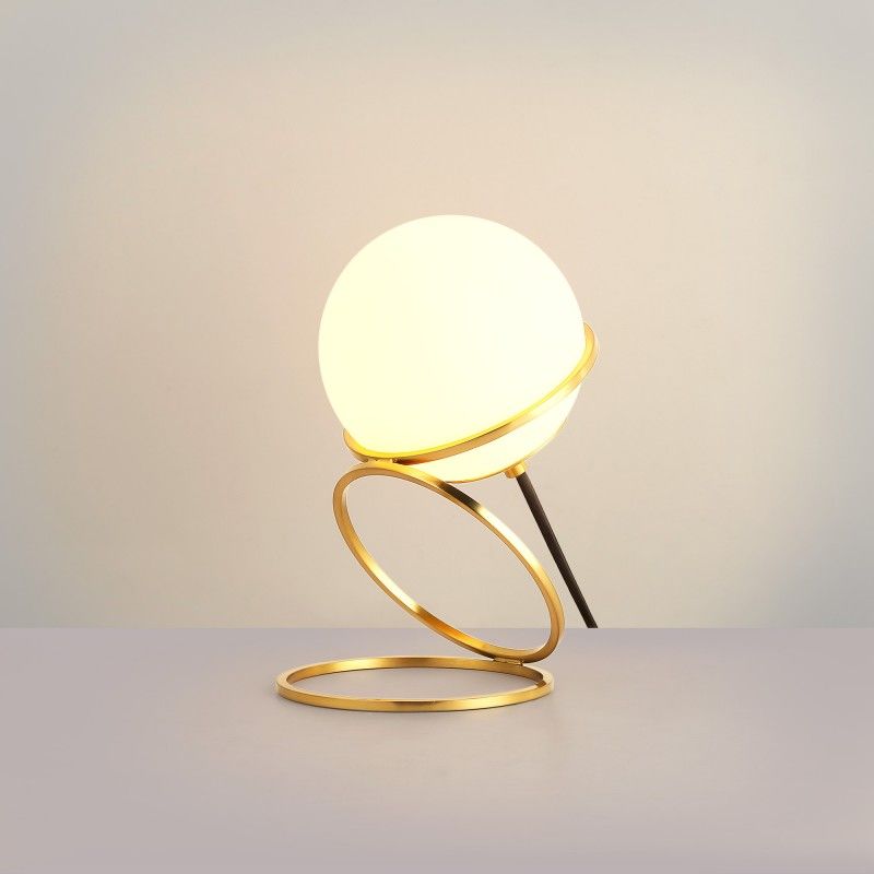 Lampe à poser boule en verre "Ruth" | lampes de table Lampe à poser boule en verre "Ruth" | lampes de table