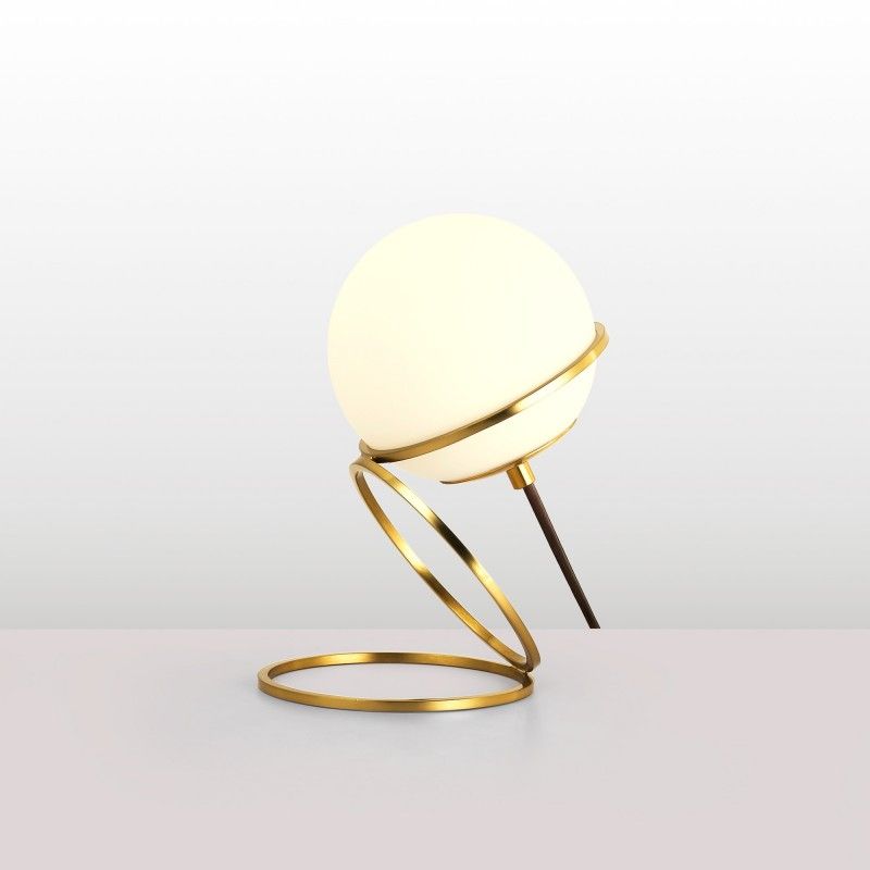 Lampe à poser boule en verre "Ruth" | lampes de table Lampe à poser boule en verre "Ruth" | lampes de table