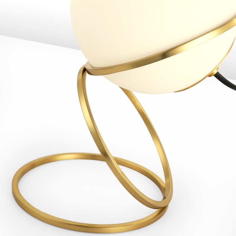 Lampe à poser boule en verre "Ruth" | lampes de table Lampe à poser boule en verre "Ruth" | lampes de table