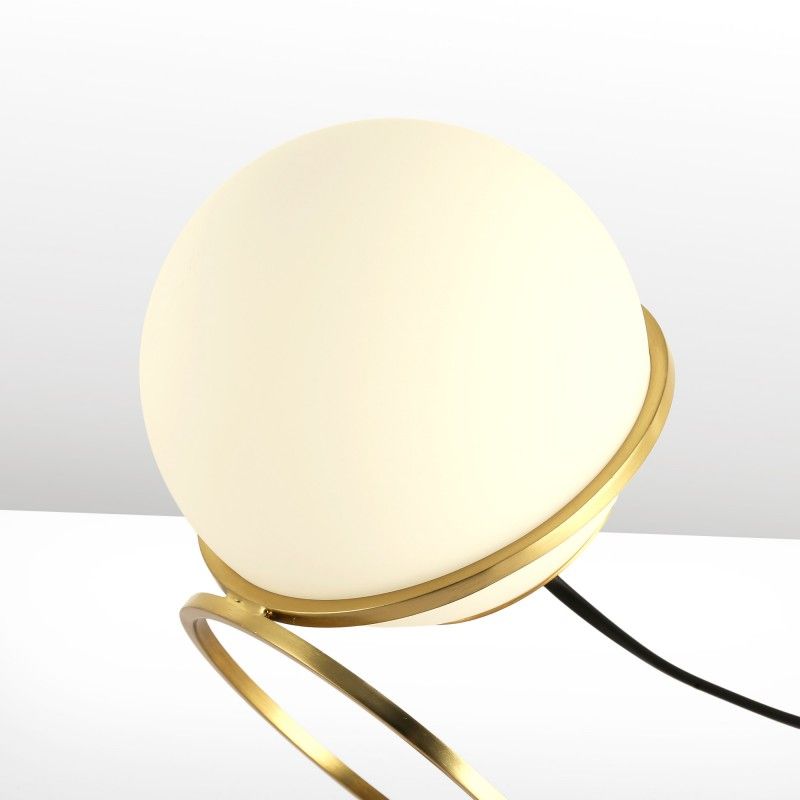 Lampe à poser boule en verre "Ruth" | lampes de table Lampe à poser boule en verre "Ruth" | lampes de table