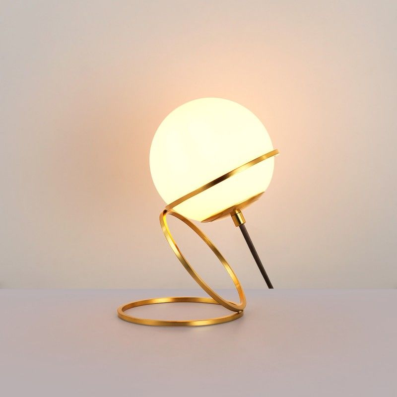 Lampe à poser boule en verre "Ruth" | lampes de table Lampe à poser boule en verre "Ruth" | lampes de table