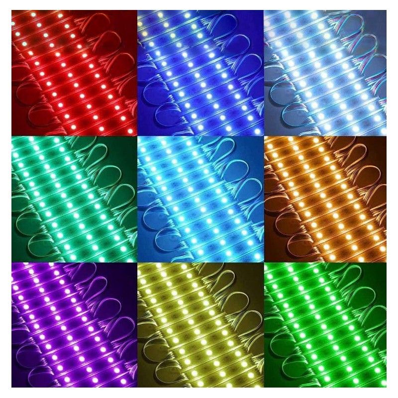 Modules LED RGBWW pour enseigne lumineuse - 0,96W - 12V - IP65 - 120º Modules LED RGBWW pour enseigne lumineuse - 0,96W - 12V - IP65 - 120º