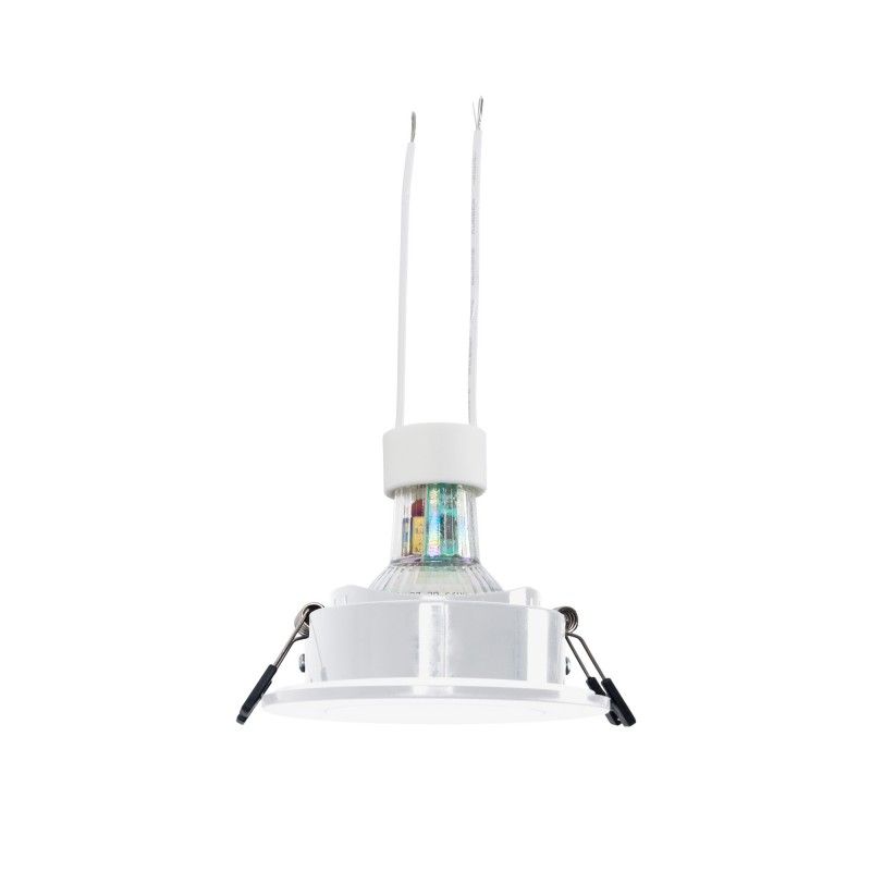 KIT Spot encastrable étanche Ø93mm (blanc) + Ampoule GU10 5,4W + Douille | Spot LED KIT Spot encastrable étanche Ø93mm (blanc) + Ampoule GU10 5,4W + Douille | Spot LED