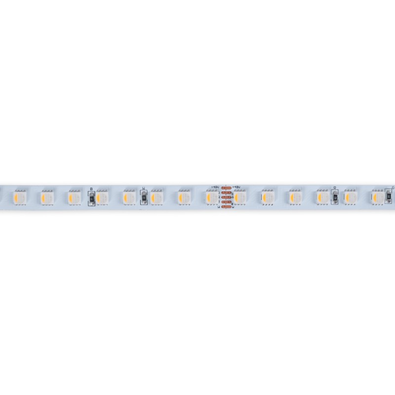 Ruban LED 48V DC - RGBWW - 12W/m - 10mm - IP20 - 10 mètres - 90LED/m | éclairage LED