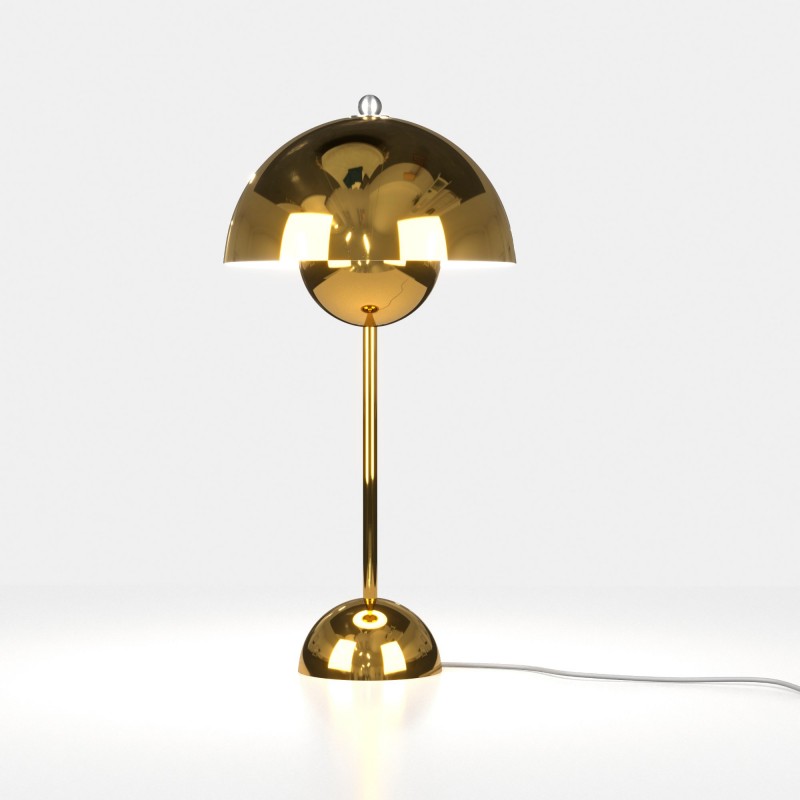 Lampe à poser design vintage "Floralis" - E27 | lampes de table