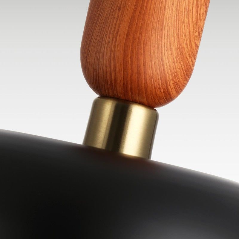 Lampe suspendue scandinave "Franz" - Métal et bois - E27 | suspension luminaire