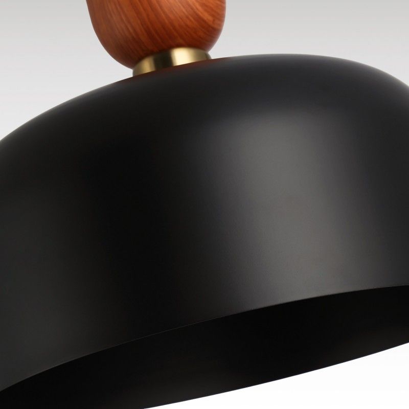 Lampe suspendue scandinave "Franz" - Métal et bois - E27 | suspension luminaire