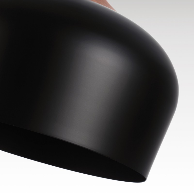 Lampe suspendue scandinave "Hollies" - Métal et bois - E27 | suspension luminaire bois