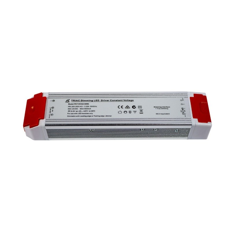 Transformateur 230V 24V TRIAC dimmable 120W 5A