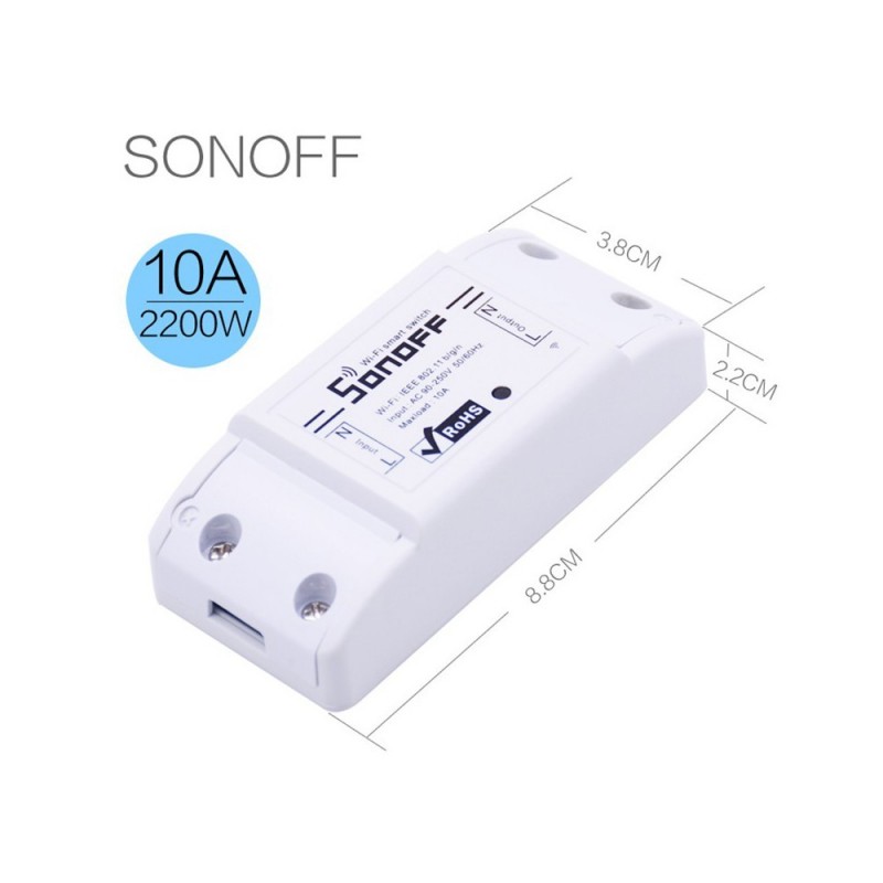 Interrupteur WiFi SONOFF Basic compatible Smart Home Interrupteur WiFi SONOFF Basic compatible Smart Home