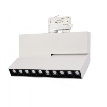 Spot LED 30W pour rail triphasé UGR19 Spot LED 30W pour rail triphasé UGR19