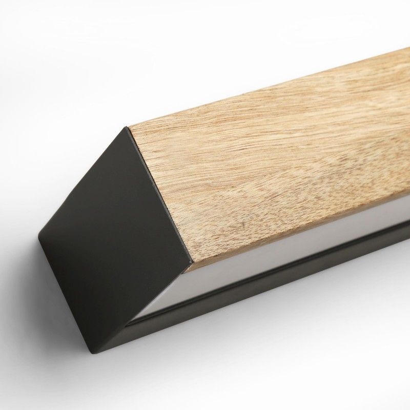 Applique murale bois "VACC" - 7W - 2700K - 20cm | appliques murales Applique murale bois "VACC" - 7W - 2700K - 20cm | appliques murales