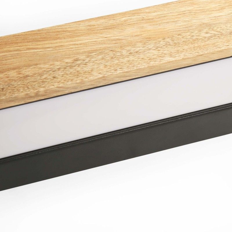 Applique murale bois "VACC" - 7W - 2700K - 20cm | appliques murales Applique murale bois "VACC" - 7W - 2700K - 20cm | appliques murales