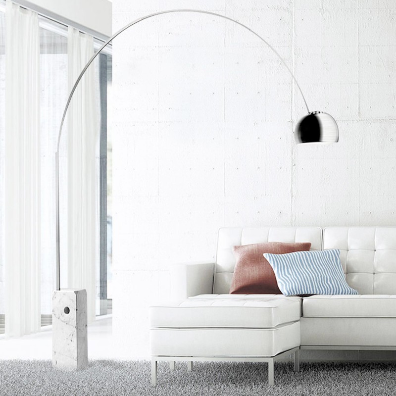 Lampadaire arc "Bend" - E27 | lampadaires de salon