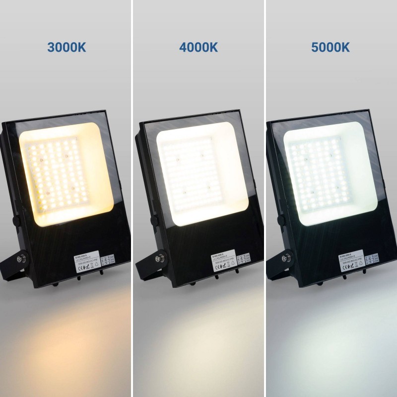 Projecteur LED extérieur 50W CCT - Série "PRO" - 110lm/W - IP66 | projecteurs led Projecteur LED extérieur 50W CCT - Série "PRO" - 110lm/W - IP66 | projecteurs led
