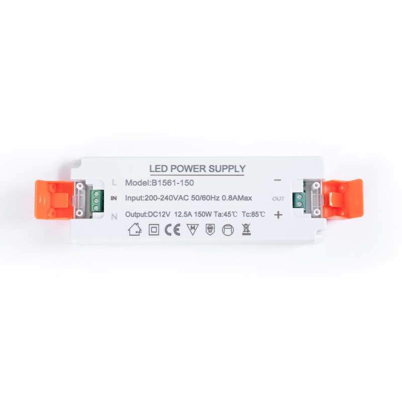 Alimentation ultra-mince 12V - 150W - 12.5A - IP20 | alimentation led