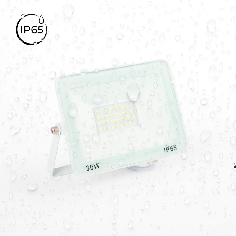Projecteur LED extérieur 30W - 95lm/W - IP65 - Blanc | spot led exterieur Projecteur LED extérieur 30W - 95lm/W - IP65 - Blanc | spot led exterieur