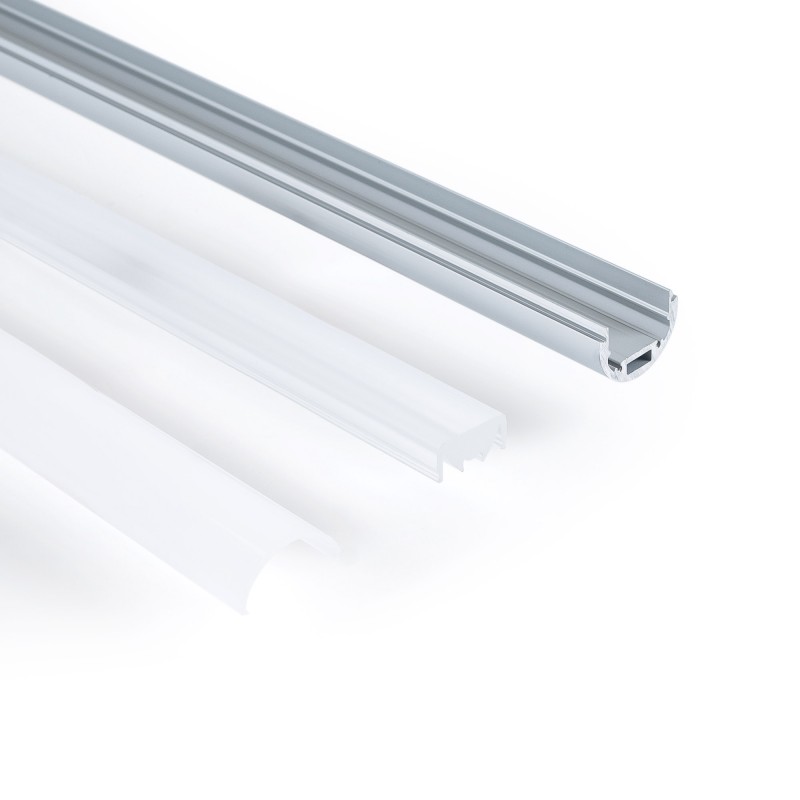 Profilé en aluminium pour ruban LED ≤ 13mm - Surface - ø 28mm - 2 mètres Profilé en aluminium pour ruban LED ≤ 13mm - Surface - ø 28mm - 2 mètres