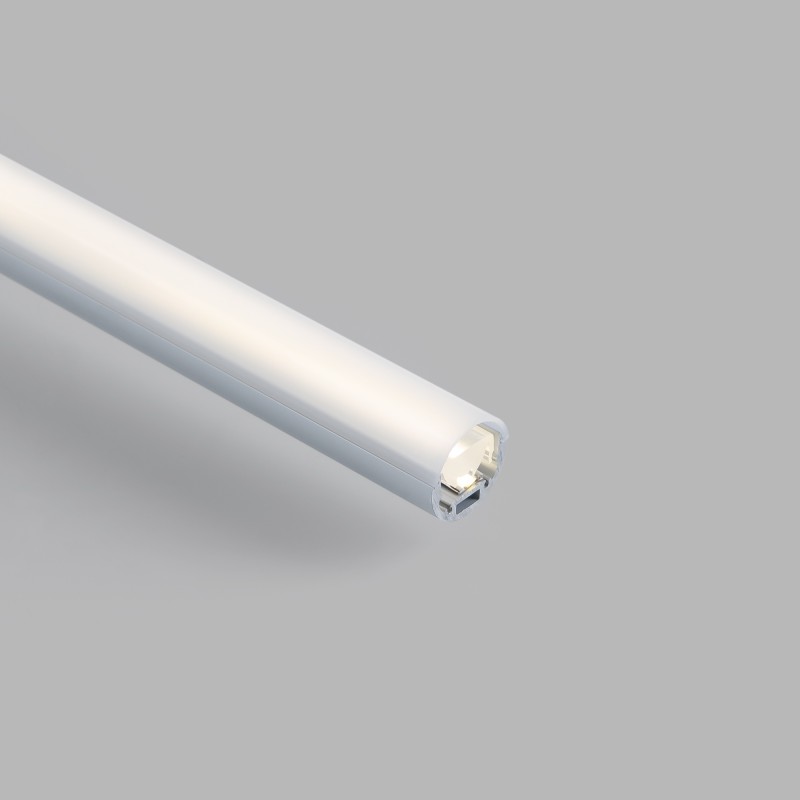 Profilé en aluminium pour ruban LED ≤ 13mm - Surface - ø 28mm - 2 mètres Profilé en aluminium pour ruban LED ≤ 13mm - Surface - ø 28mm - 2 mètres