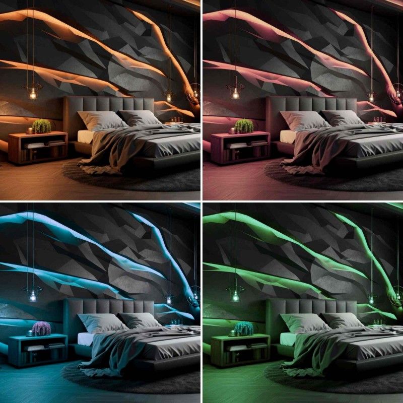 Ruban LED intelligent RGB COB - 24V DC - Emission latérale - 12W/m - 10mm - IP20 - Rouleau de 5 mètres