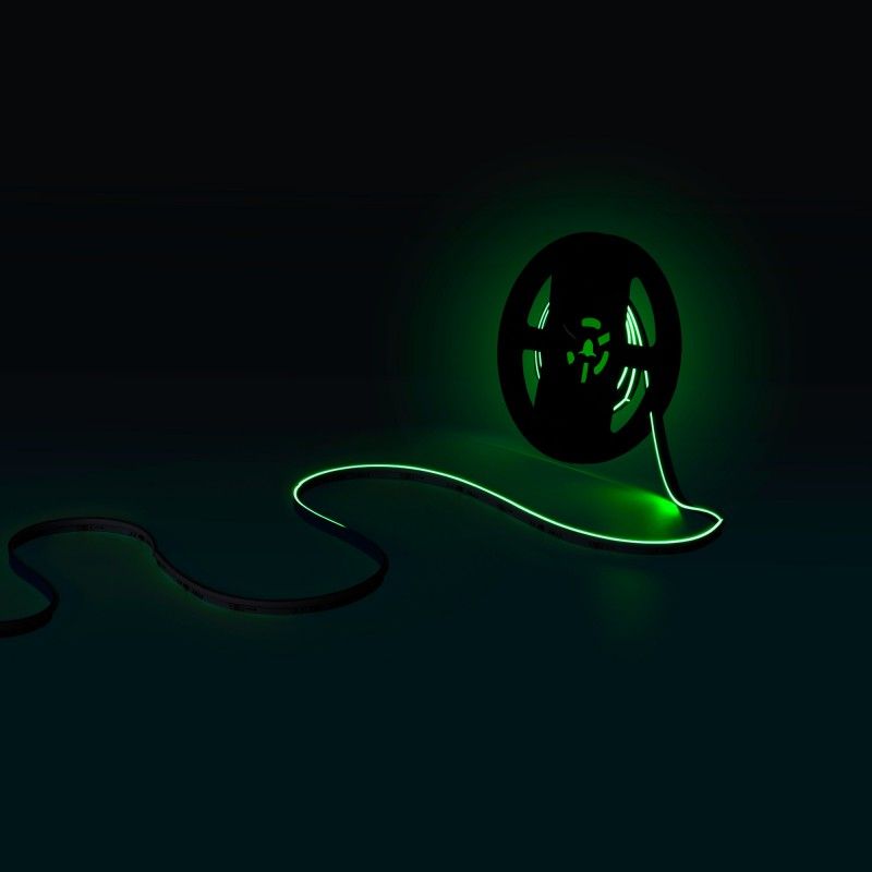 Ruban LED intelligent RGB COB - 24V DC - Emission latérale - 12W/m - 10mm - IP20 - Rouleau de 5 mètres