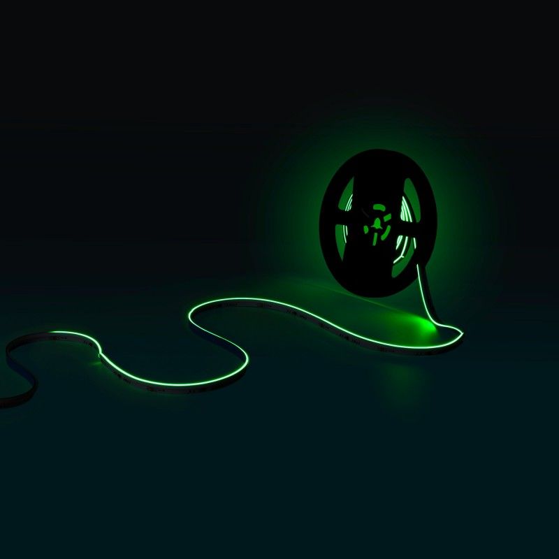 Ruban LED intelligent RGB COB - 24V DC - Emission latérale - 12W/m - 10mm - IP20 - Rouleau de 5 mètres