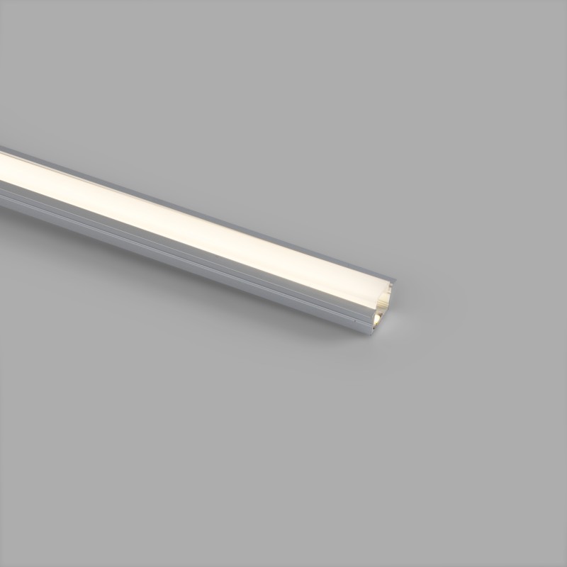 Profilé en aluminium encastrable pour ruban LED ≤ 15mm - 18.5x12mm - 2 mètres