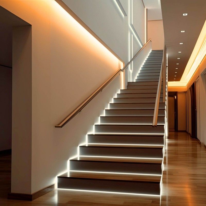 Ruban LED COB monochrome 24V DC - Emission latérale - 9W/m - 8mm - IP20 - Coupe 3cm - Rouleau de 5 mètres