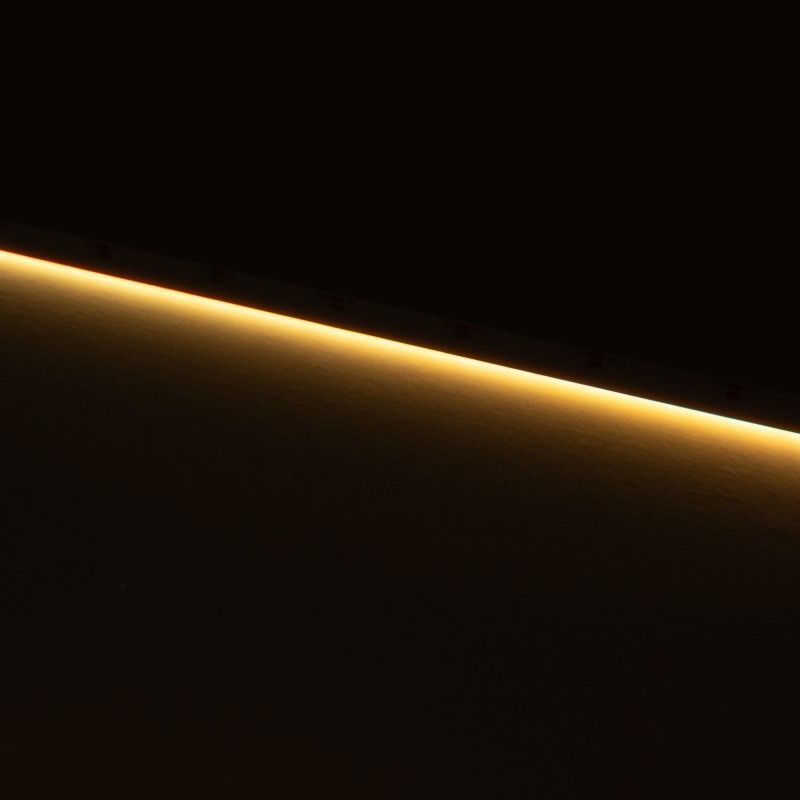 Ruban LED COB monochrome 24V DC - Emission latérale - 9W/m - 8mm - IP20 - Coupe 3cm - Rouleau de 5 mètres