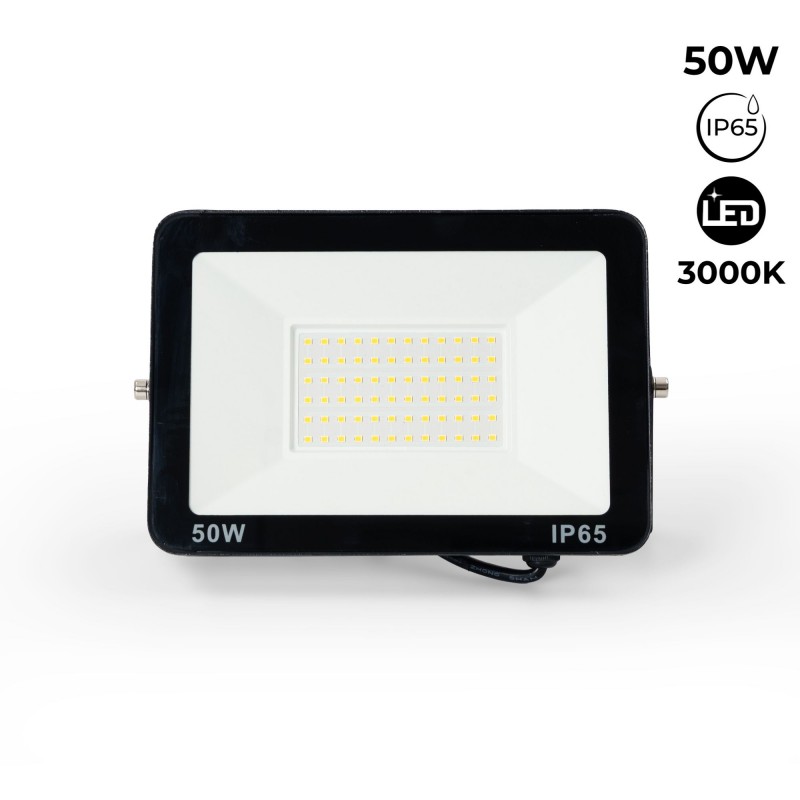 Projecteur LED extérieur 50W - 95lm/W - IP65 - Noir | projecteurs led Projecteur LED extérieur 50W - 95lm/W - IP65 - Noir | projecteurs led