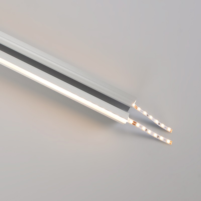 Profilé en aluminium pour angles - Ruban LED double - 38,7x39 mm - 2 mètres