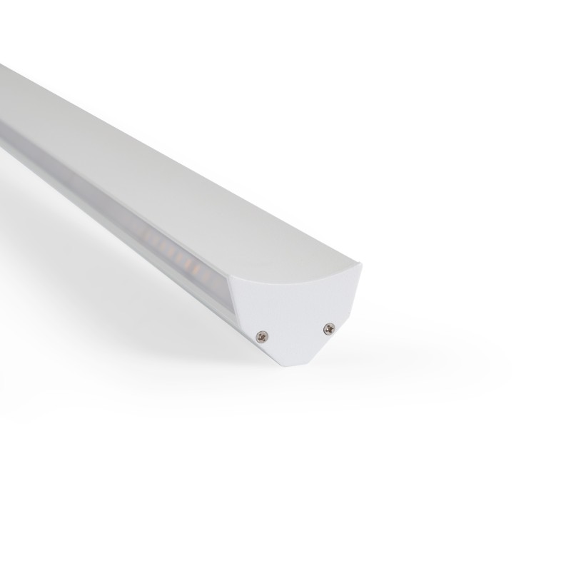 Embout pour profilé d'angle pour ruban LED double - Réf. BPERFALP191