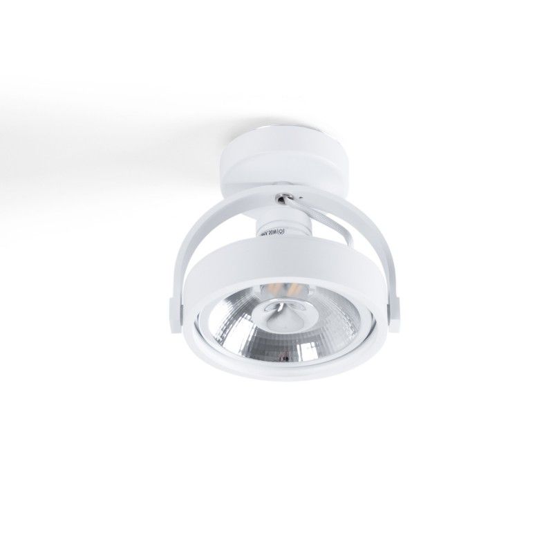Spot plafonnier orientable "IRIS" + Ampoule AR111 GU10 Spot plafonnier orientable "IRIS" + Ampoule AR111 GU10