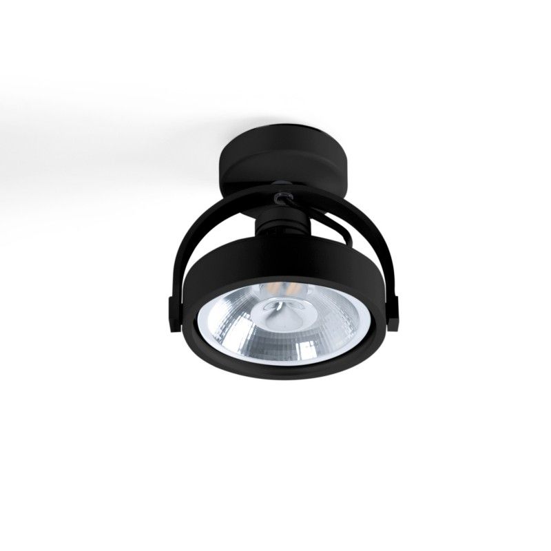 Spot plafonnier orientable "IRIS" + Ampoule AR111 GU10 Spot plafonnier orientable "IRIS" + Ampoule AR111 GU10