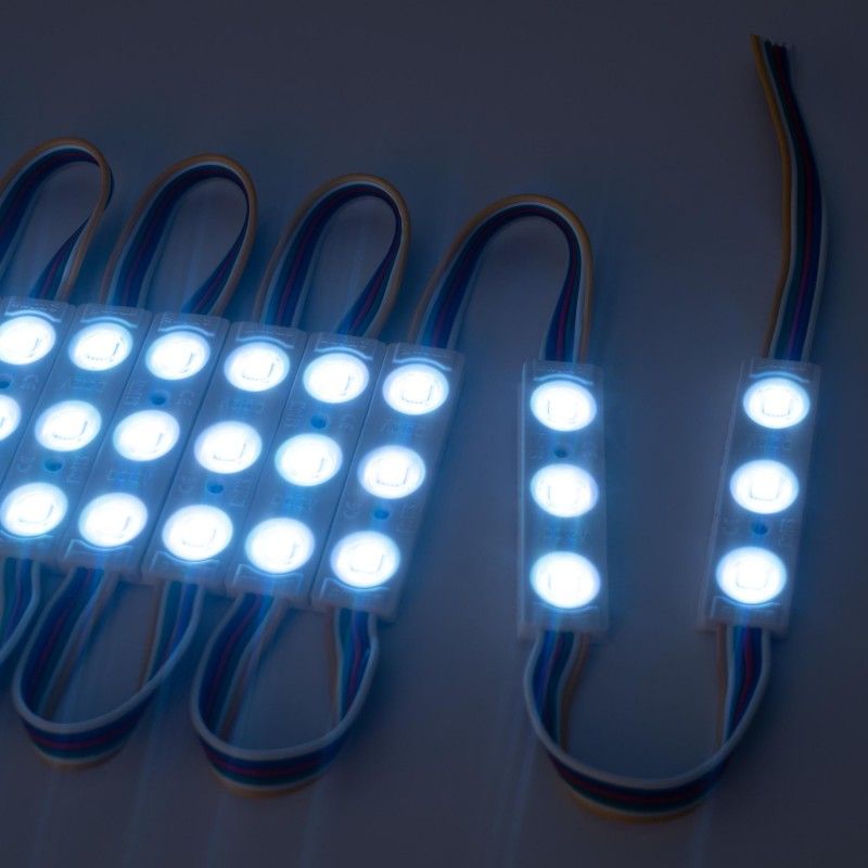 Module LED RGB + CCT pour enseigne - 0,96W - 12V - IP65 - 120º