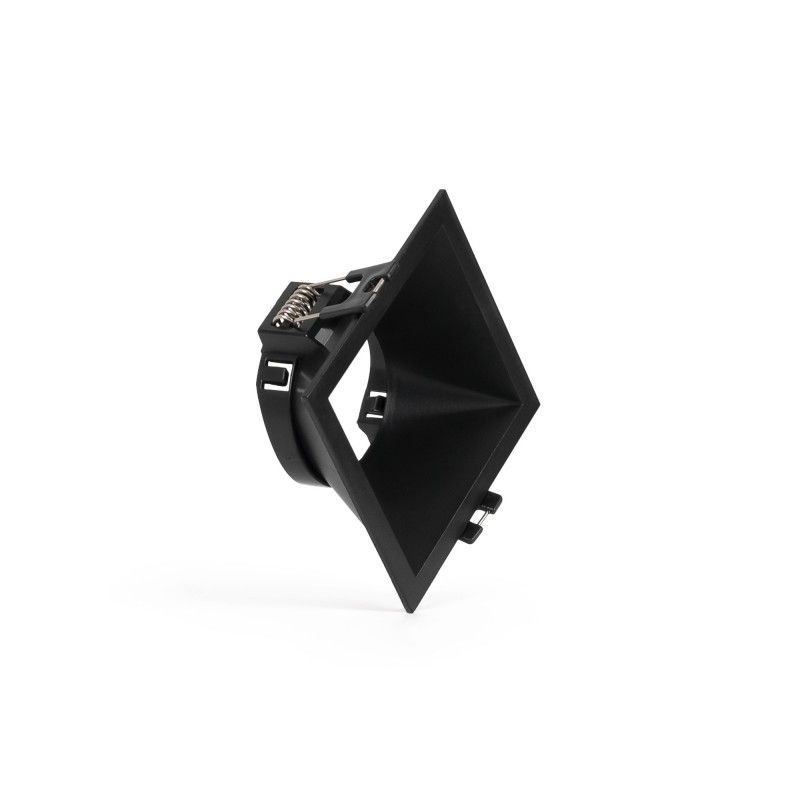 Collerette spot encastrable carrée - Faible UGR - Découpe 75 x 75 mm Collerette spot encastrable carrée - Faible UGR - Découpe 75 x 75 mm