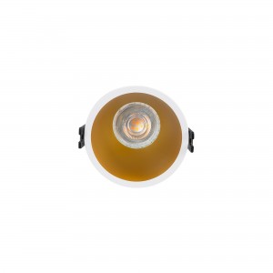 Collerette spot encastrable rond - Faible UGR - Découpe Ø85mm