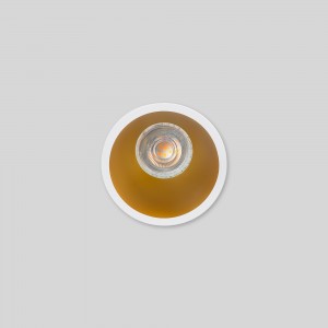 Collerette spot encastrable rond - Faible UGR - Découpe Ø85mm