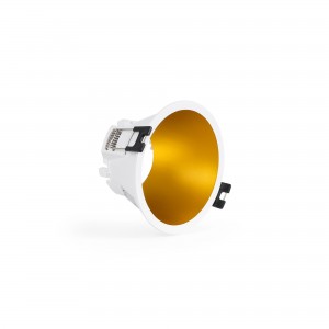 Collerette spot encastrable rond - Faible UGR - Découpe Ø85mm