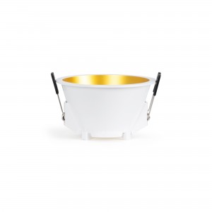 Collerette spot encastrable rond - Faible UGR - Découpe Ø85mm
