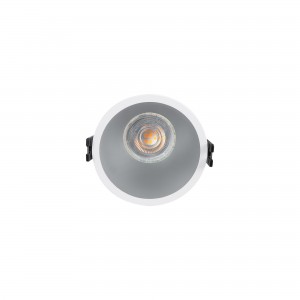 Collerette spot encastrable rond - Faible UGR - Découpe Ø85mm