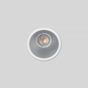 Collerette spot encastrable rond - Faible UGR - Découpe Ø85mm