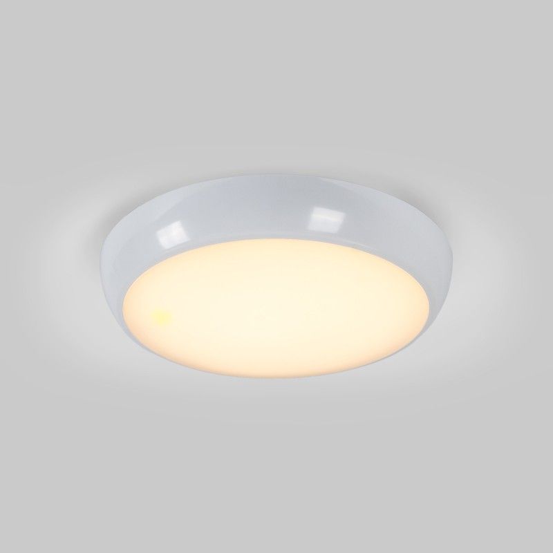 Plafonnier LED étanche / éclairage de secours - CCT - Puissance réglable 12W-16W - Ø31cm - IP65