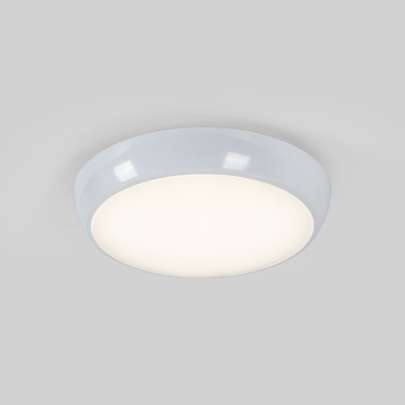 Plafonnier LED étanche / éclairage de secours - CCT - Puissance réglable 12W-16W - Ø31cm - IP65