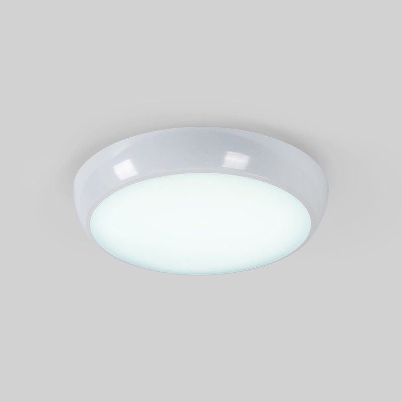 Plafonnier LED étanche / éclairage de secours - CCT - Puissance réglable 12W-16W - Ø31cm - IP65