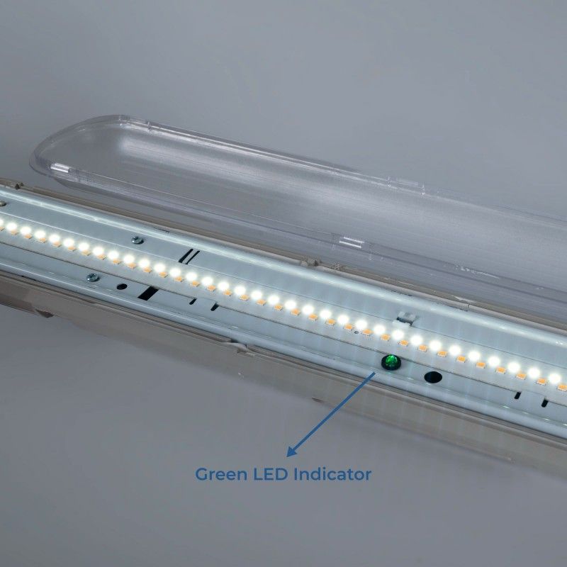 Réglette LED étanche / Lampe de secours - CCT - Connectable - 120cm - 40W - IP65