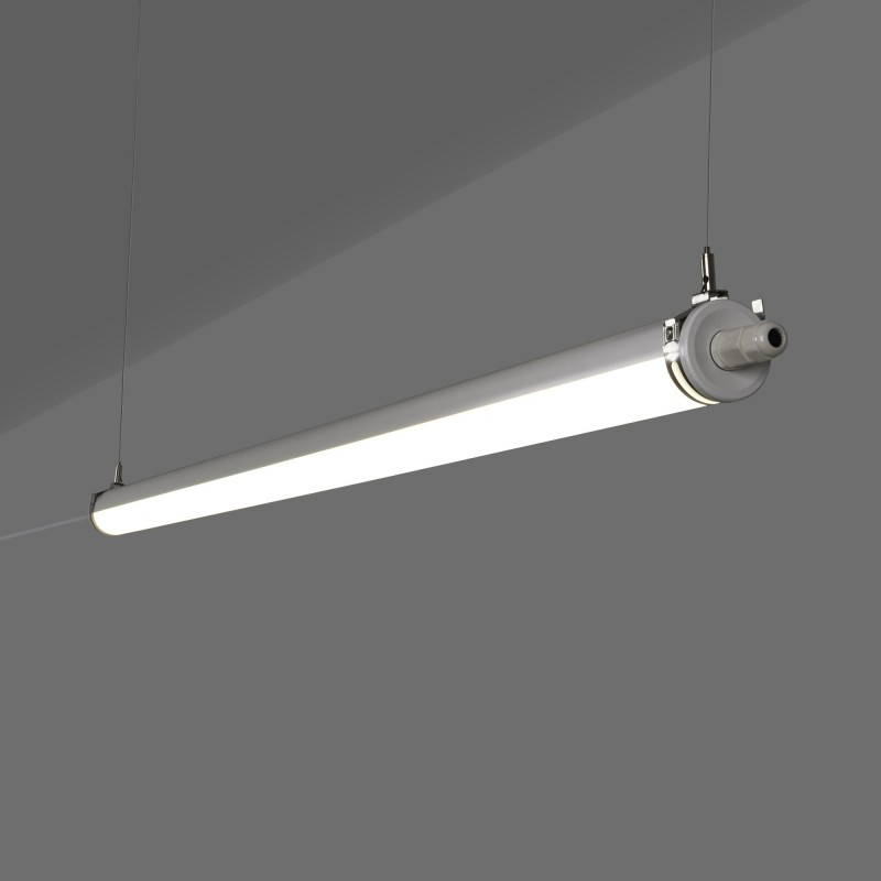 Reglette LED étanche à usage industriel - 150cm - 60W - 6900lm - IP67 - IK10
