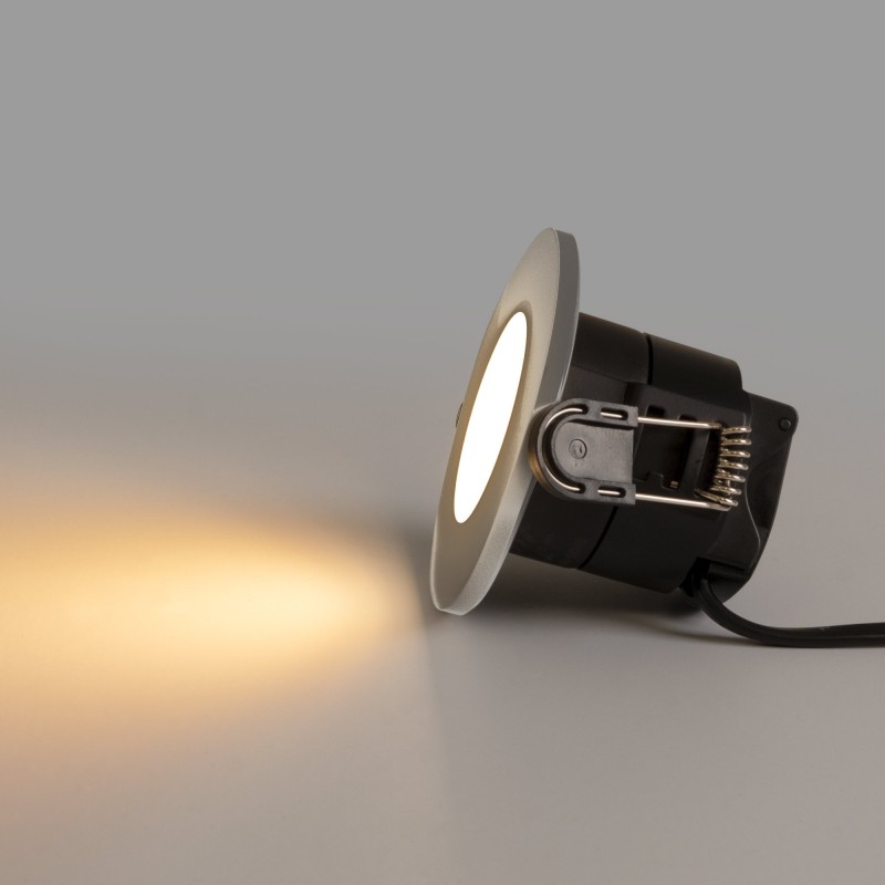 Spot encastrable LED CCT - 6W - Dimmable TRIAC - Ø68mm - IP65 - Chrome Spot encastrable LED CCT - 6W - Dimmable TRIAC - Ø68mm - IP65 - Chrome