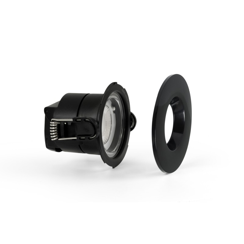 Spot encastrable LED CCT - 6W - Dimmable TRIAC - Ø68mm - IP65 - Noir Spot encastrable LED CCT - 6W - Dimmable TRIAC - Ø68mm - IP65 - Noir