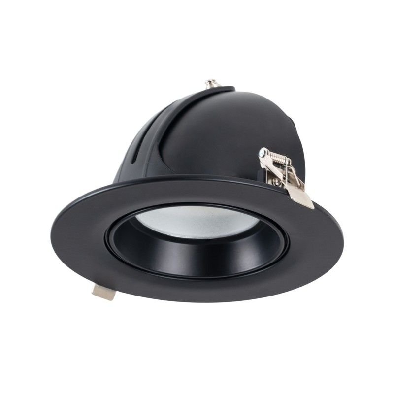 Spot LED circulaire orientable 38W - CCT - Noir - 120° Driver LIFUD